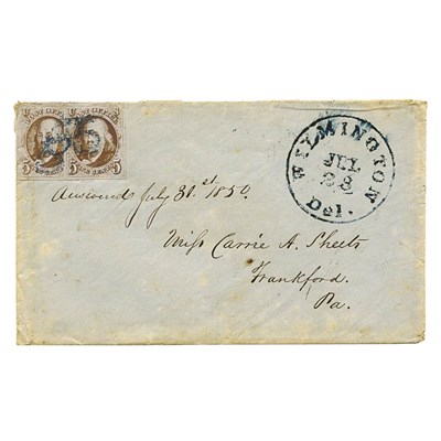 Lot 46 - United States 1847 5c Brown