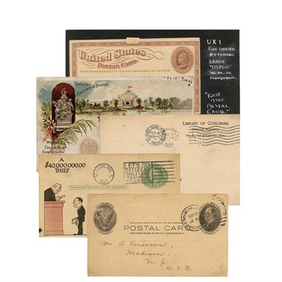 Lot 61 - United States Postal Card Collection, 1873 to 1956