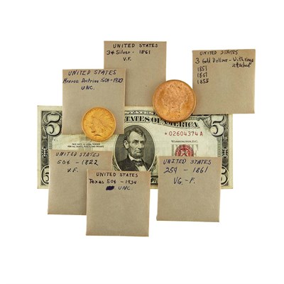 Lot 242 - United States Group of Type Coins and More