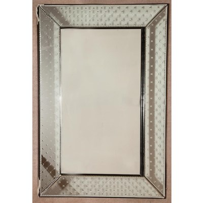 Lot 232 - English Style Mirror Framed Mirror Height 36...