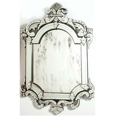Lot 181 - Venetian Style Mirror Framed Mirror Height 35...