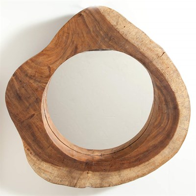 Lot 185 - Tree Trunk Framed Mirror Height 22 inches,...