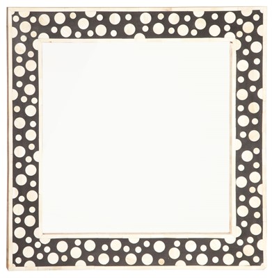 Lot 162 - Modern Style Bone Inlaid Polka Dot Mirror 35...