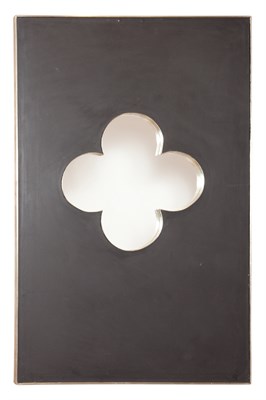 Lot 304 - Modern Style Silvered Wood and Black Painted...