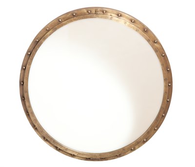 Lot 444 - Industrial Style Patinated-Metal Circular...