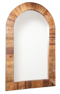 Lot 208 - Wood Pier Mirror Height 51 1/2 inches, width...
