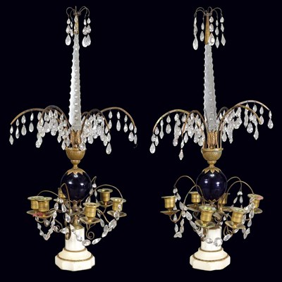 Lot 373 - Pair of Baltic Neoclassical Style Gilt-Metal,...