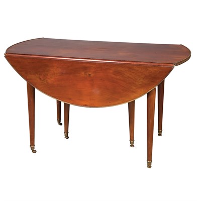 Lot 120 - Directoire Gilt-Bronze Mounted Mahogany Dining...