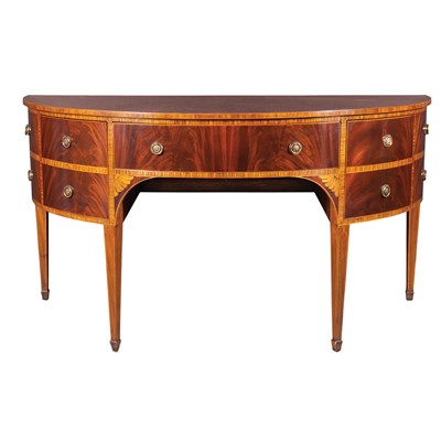 Lot 407 - Neoclassical Style Mahogany Sideboard Height...