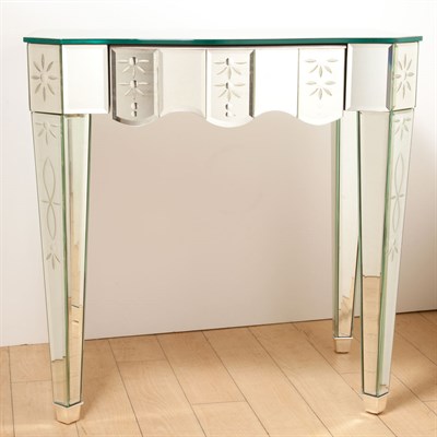 Lot 418 - Mirrored Dressing Table Height 28 1/2 inches,...
