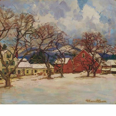Lot 83 - Robert Emmett Owen American, 1878-1957 Farm...