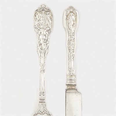 Lot 257 - Gorham Sterling Silver Flatware Service In the...
