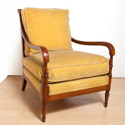Lot 173 - Directoire Style Mahogany Armchair
