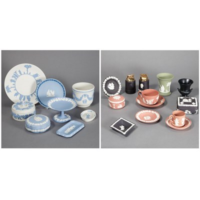 Lot 231 - Group of Wedgwood Jasperware Table Articles...