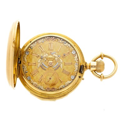 Lot 95 - Gold Hunting Case Minute Repeater Pocket Watch