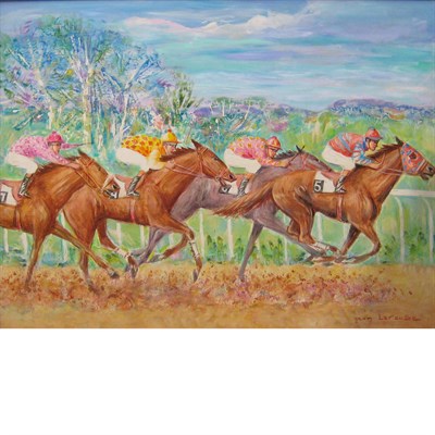 Lot 62 - Jean Lareuse French, 1925 Kentucky Derby,...