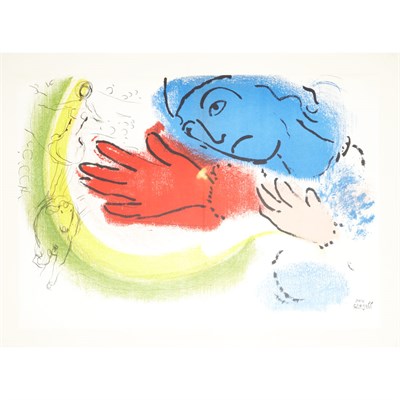 Lot 138 - Marc Chagall WOMAN CIRCUS RIDER (MOURLOT 153)...
