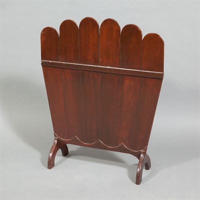Lot 137 - Provincial Mahogany Fence-Form Fire Screen...
