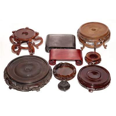 Lot 239 - Group of Chinese Wood Stands