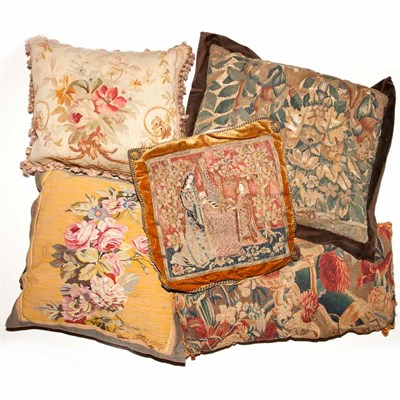 Lot 240 - Group of Needlepoint and Embroidered Fabrics...