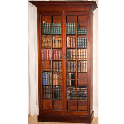Lot 245 - George III Style Mahogany Bookcase Height 7...