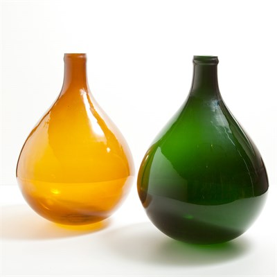 Lot 267 - Group of Four Glass Bottles Height 18 1/4 inches.