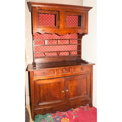 Lot 369 - Provincial Walnut Buffet Height 6 feet 10...