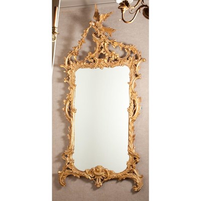 Lot 468 - George II Style Gilt-Wood Mirror Height 63...