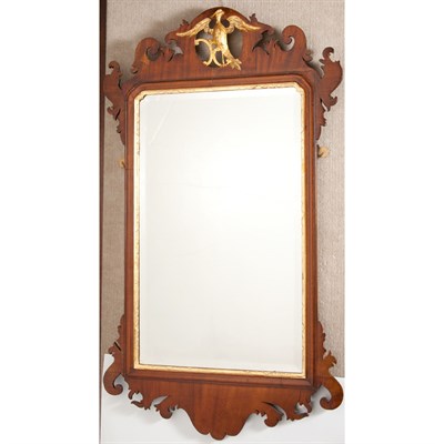Lot 422 - George II Style Mahogany and Parcel Gilt...