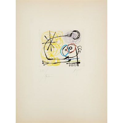 Lot 73 - Joan Miró (1893-1983) LA BAGUE D'AURORE (DUPIN...