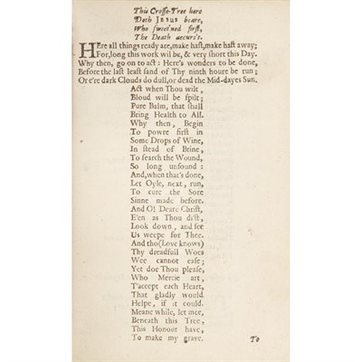 Lot 173 - HERRICK, ROBERT Hesperides: or, The vvorks...