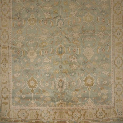 Lot 575 - Oushak Style Carpet India, contemporary The...