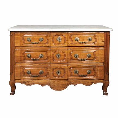 Lot 349 - Louis XV Walnut Commode Mid 18th century The...