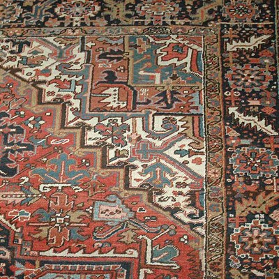Lot 254 - Heriz Carpet Northwest Persia, circa 1925 The...