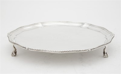 Lot 269A - George III Sterling Silver Salver Probably...