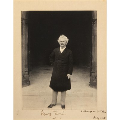 Lot 239 - TWAIN, MARK (=CLEMENS, SAMUEL LANGHORNE)...