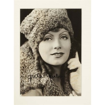 Lot 103 - GARBO, GRETA Photograph signed in black ink,...