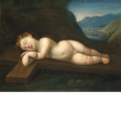 Lot 19 - Manner of Francesco Albani The Infant Christ...