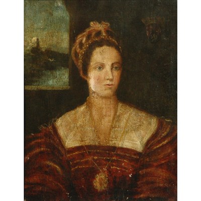 Lot 22 - Manner of 16th Century Italy Portrait of a...
