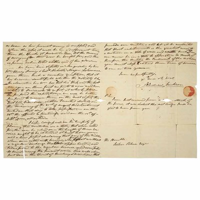 Lot 24 - JACKSON, ANDREW Autograph letter signed with...