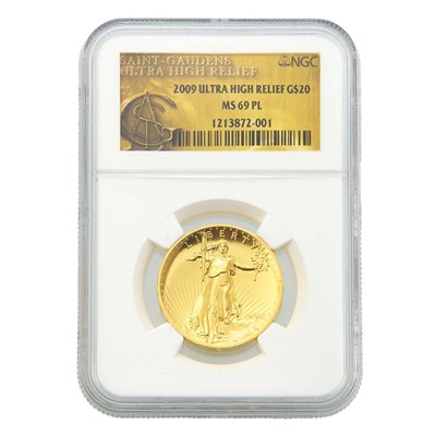 Lot 220 - United States 2009 Ultra High Relief $20 Gold