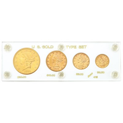 Lot 209 - United States Liberty Gold Type Set