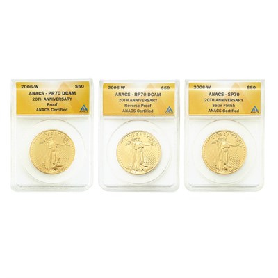 Lot 218 - United States  $50 2006 20th Anniversary Gold