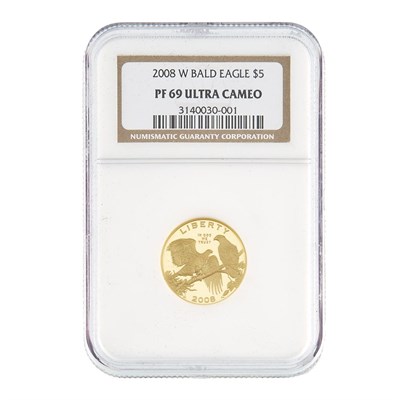 Lot 223 - United States $5 Two 2008 W Bald Eagles