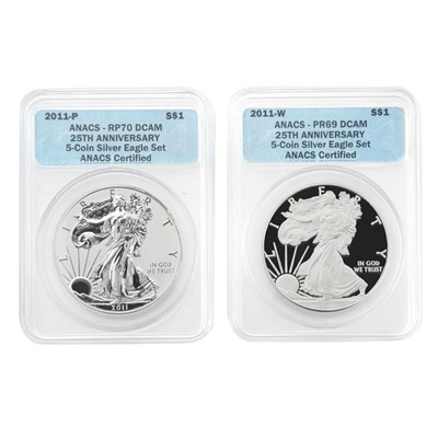 Lot 176 - United States Silver Eagle Sets