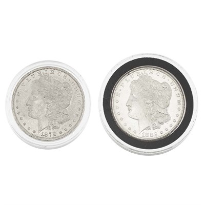 Lot 165 - United States  Morgan Dollar Group