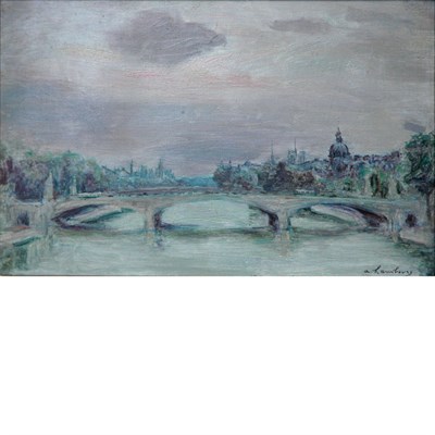 Lot 32 - Andre Hambourg French, 1909-1999 Le Pont de...