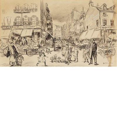 Lot 88 - William Glackens American, 1870-1938 Market...