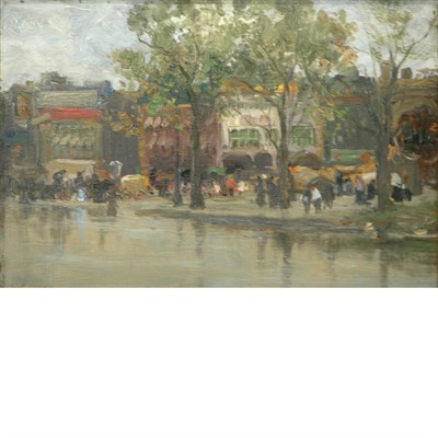 Lot 30 - Charles P. Gruppe American, 1860-1940 Town...
