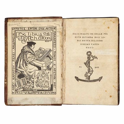 Lot 150 - [ALDINE PRINTING] SILIUS ITALICUS, CAIUS. De...